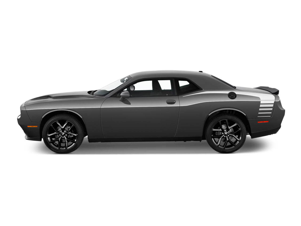 Rear Quarter Side Stripes Vinyl Livery Kit Fits Dodge Challenger 2015 - 2023