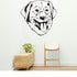 Golden Retriever Dog Removable Vinyl Decal Matte Finish Home Decor for Indoor Walls