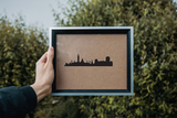 Cityscape Ottawa Canada Vinyl Decal Removable Matte Finish Skyline Decore for Indoor Walls Fusion Decals