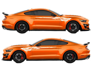 Jagged Wave Air Release Livery Kit #05 Fits Ford Mustang 2015 - 2023 Fusion Decals