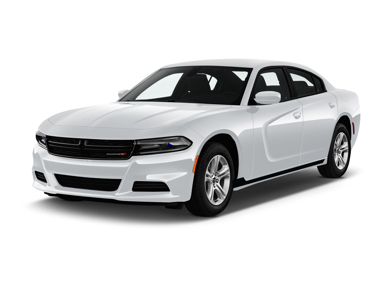 a white car on a white background