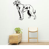 Taigan Dog Removable Vinyl Decal Matte Finish Home Decor for Indoor Walls