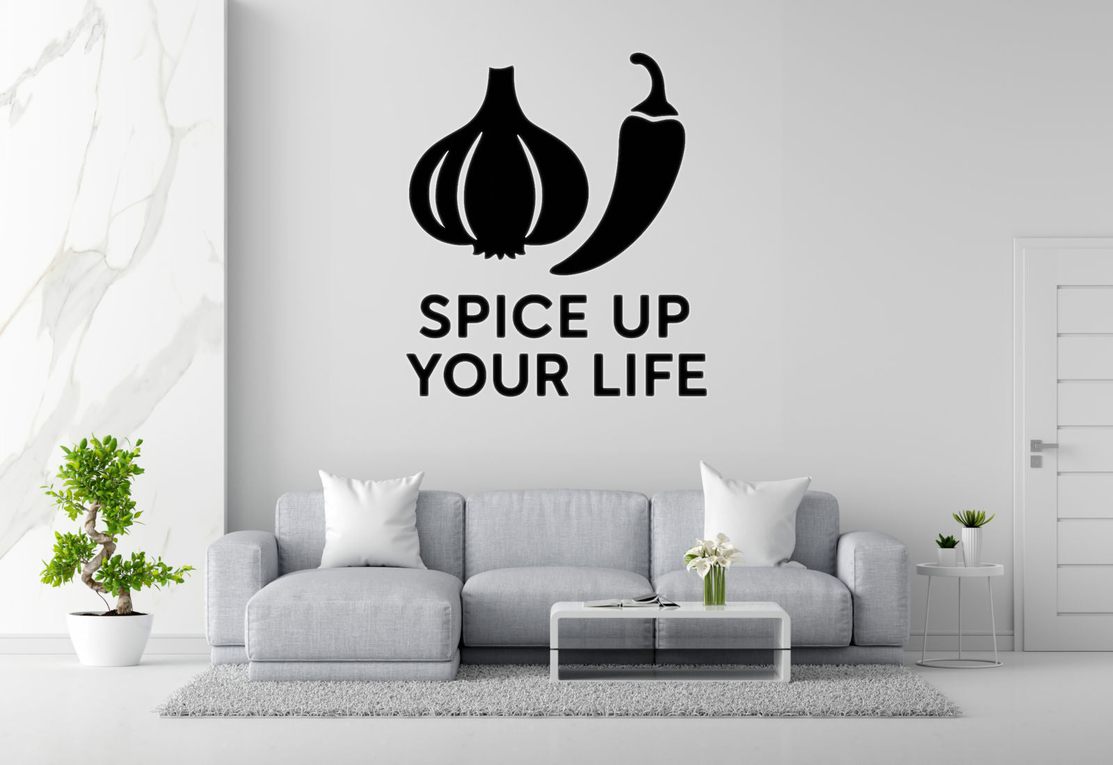 Spice Up Your Life Removable Vinyl Decal for Indoor Walls