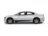 a white car with a black stripe on it