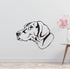 German Shorthaired Pointer Dog Removable Vinyl Decal Matte Finish Home Decor for Indoor Walls