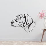German Shorthaired Pointer Dog Removable Vinyl Decal Matte Finish Home Decor for Indoor Walls