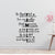 Family Removable Vinyl Decal for Interior Walls