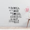 Family Removable Vinyl Decal for Interior Walls