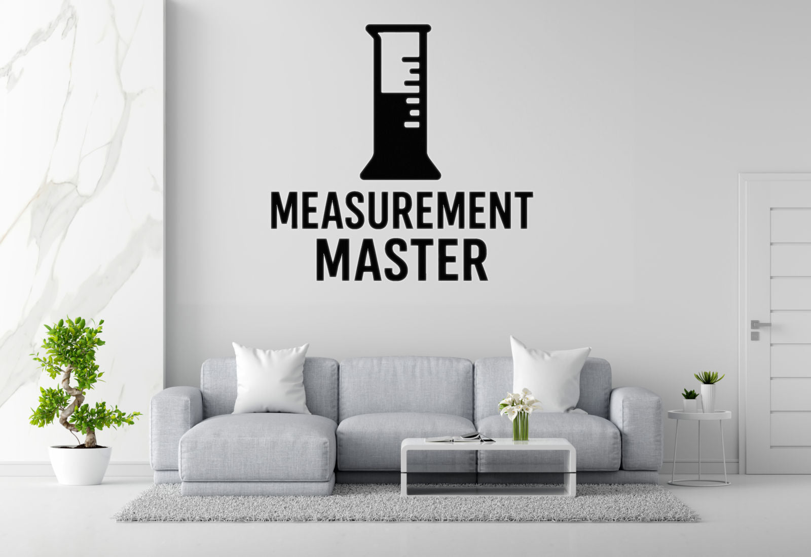 Measurement Master - Funny Chemistry Wall Decal Vinyl Sticker Removable