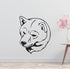 Shiba Inu Dog Removable Vinyl Decal Matte Finish Home Decor for Indoor Walls