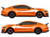 Curved Line Air Release Livery Kit #06 Fits Ford Mustang 2015 - 2023 Fusion Decals
