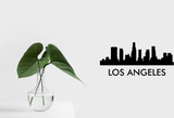Cityscape Los Angeles with Text Vinyl Decal Removable Matte Finish Skyline Decore for Indoor Walls Fusion Decals