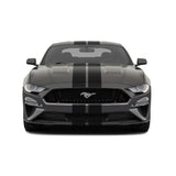 Dual 11" Racing Stripes Self Healing Vinyl fits Ford Mustang 2015 to 2023