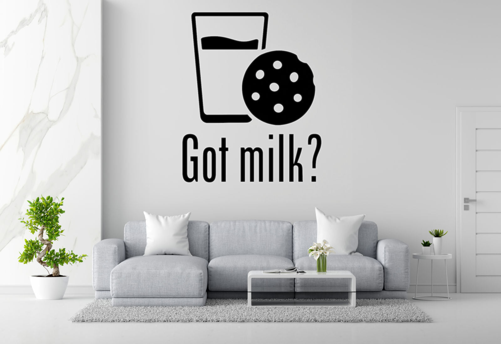 Got Milk Removable Vinyl Decal for Indoor Walls