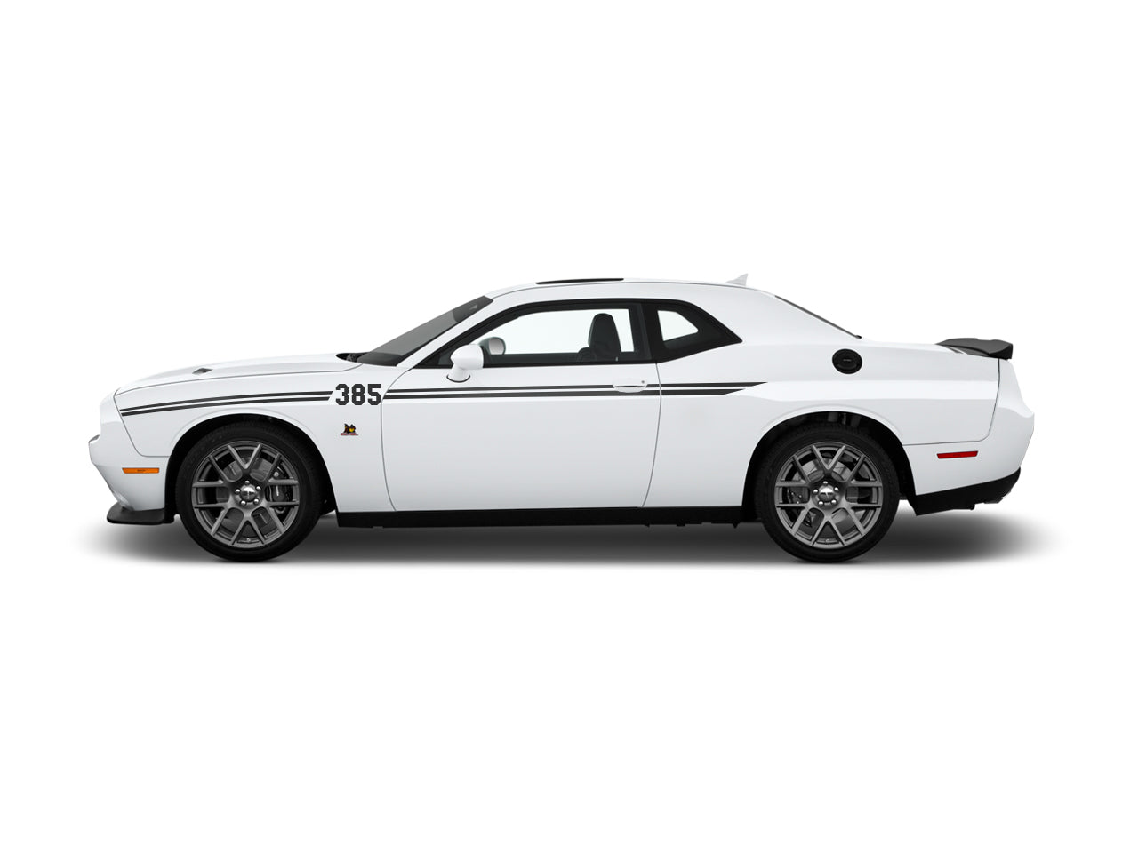 Dual Side Stripes #385 Vinyl Livery Kit Fits Dodge Challenger 2015 - 2023