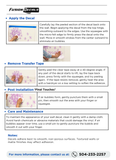 a brochure with instructions on how to use it
