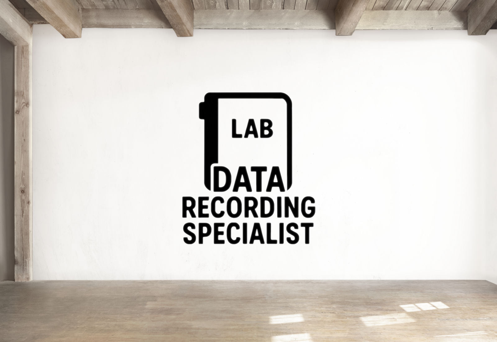 Data Recording Specialist - Funny Chemistry Wall Decal Vinyl Sticker Removable