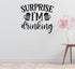 Surprise Drinking Removable Vinyl Decal for Interior Walls