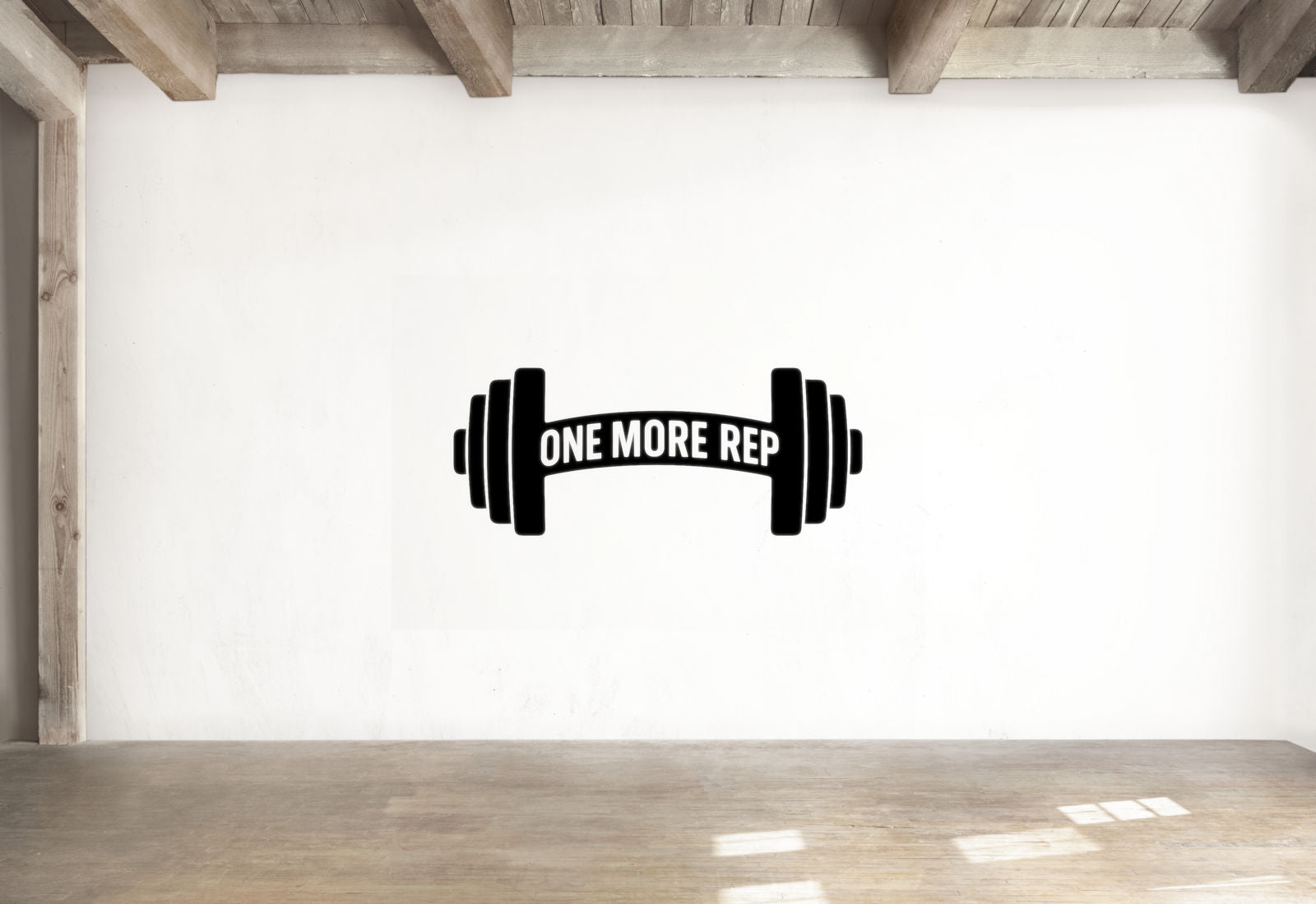One More Rep - Fitness Sports Wall Decal Vinyl Sticker Removable