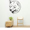 Shiba Inu Dog Removable Vinyl Decal Matte Finish Home Decor for Indoor Walls