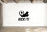 Kick It! - Soccer Sports Wall Decal Vinyl Sticker Removable