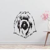 South Russian Ovcharka Dog Removable Vinyl Decal Matte Finish Home Decor for Indoor Walls