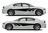 Aggressive Arrow Side Livery Air Release Vinyl Decal Kit #8 Fits Dodge Charger 2011-2023 Fusion Decals