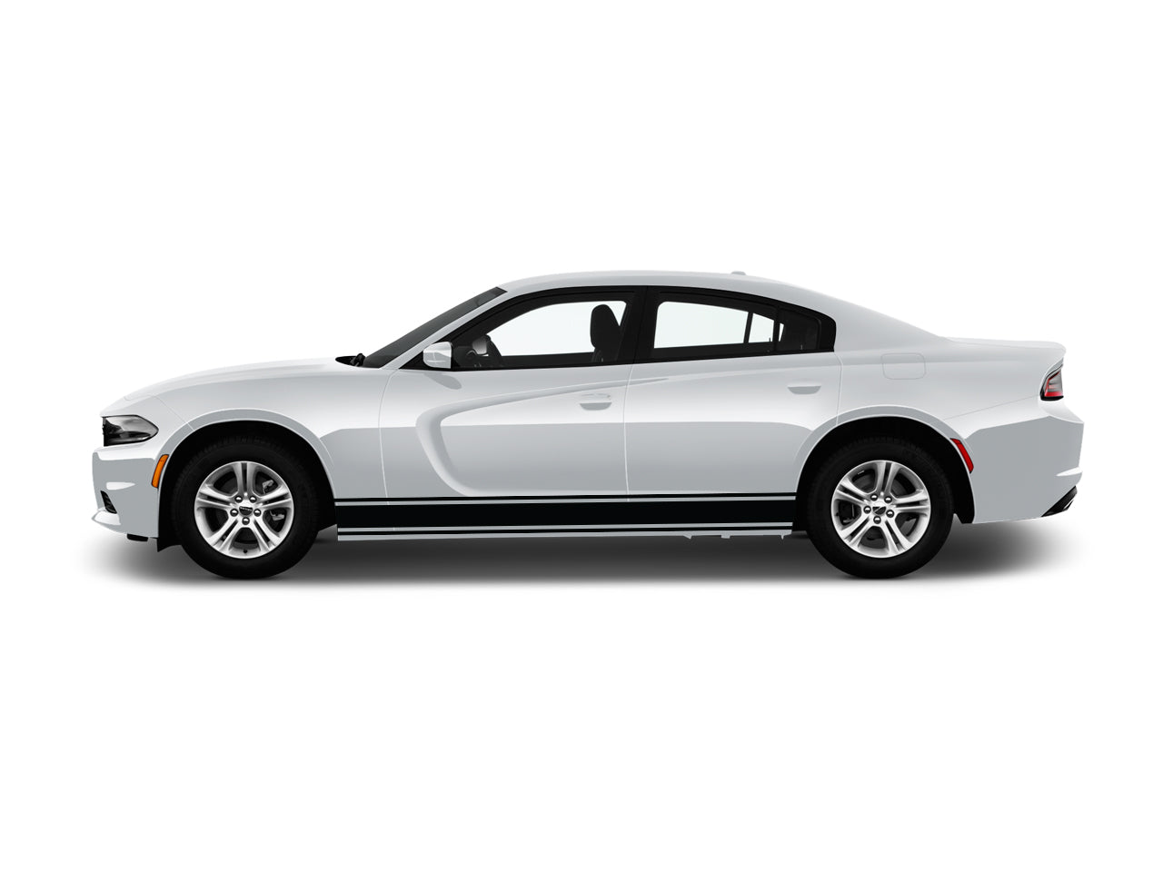 a white car is shown on a white background