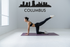 Cityscape Columbus with Text Vinyl Decal Removable Matte Finish Skyline Decore for Indoor Walls
