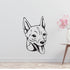 Tenterfield Terrier Dog Removable Vinyl Decal Matte Finish Home Decor for Indoor Walls