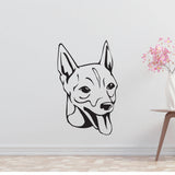 Tenterfield Terrier Dog Removable Vinyl Decal Matte Finish Home Decor for Indoor Walls