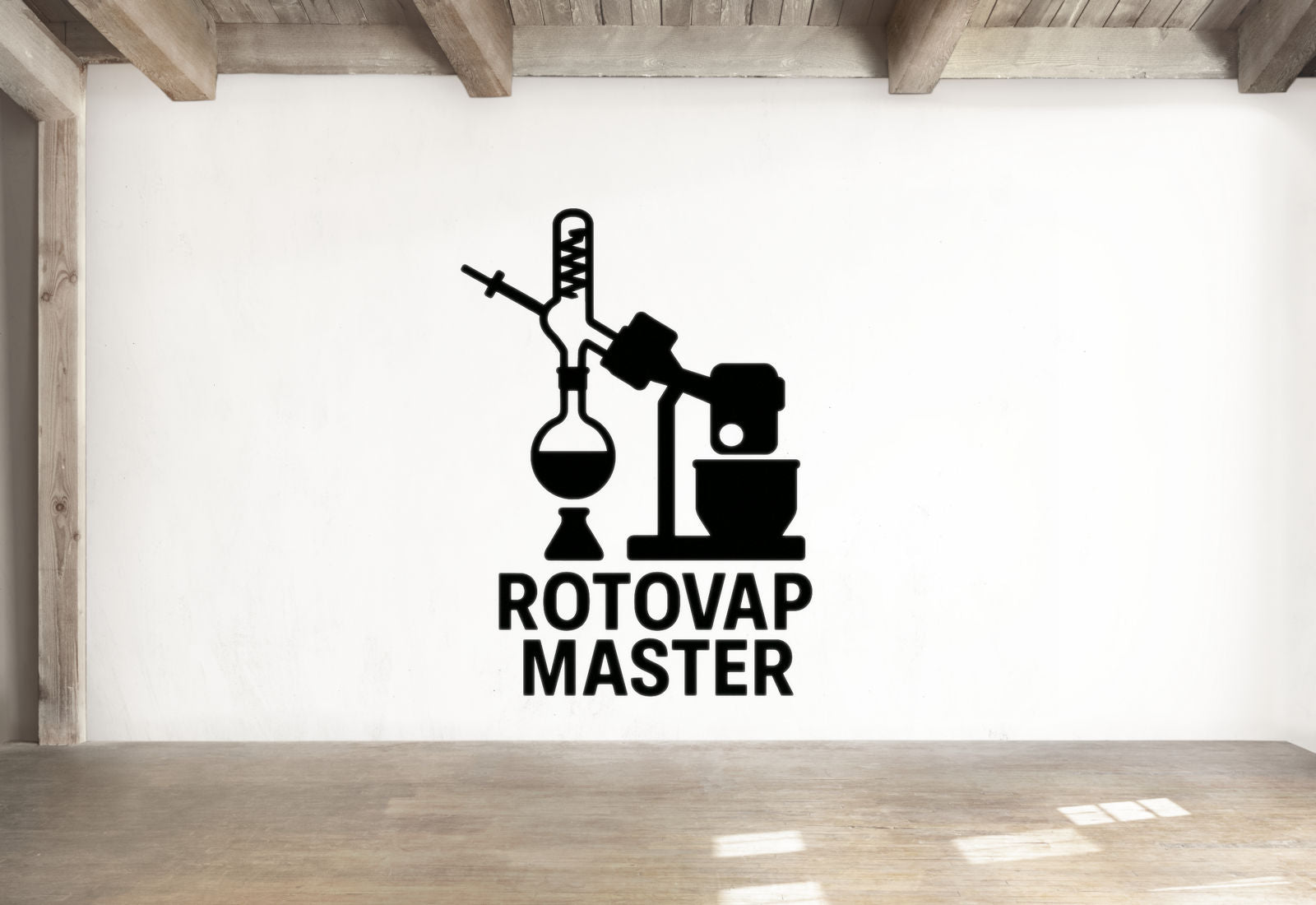 Rotovap Master - Funny Chemistry Wall Decal Vinyl Sticker Removable