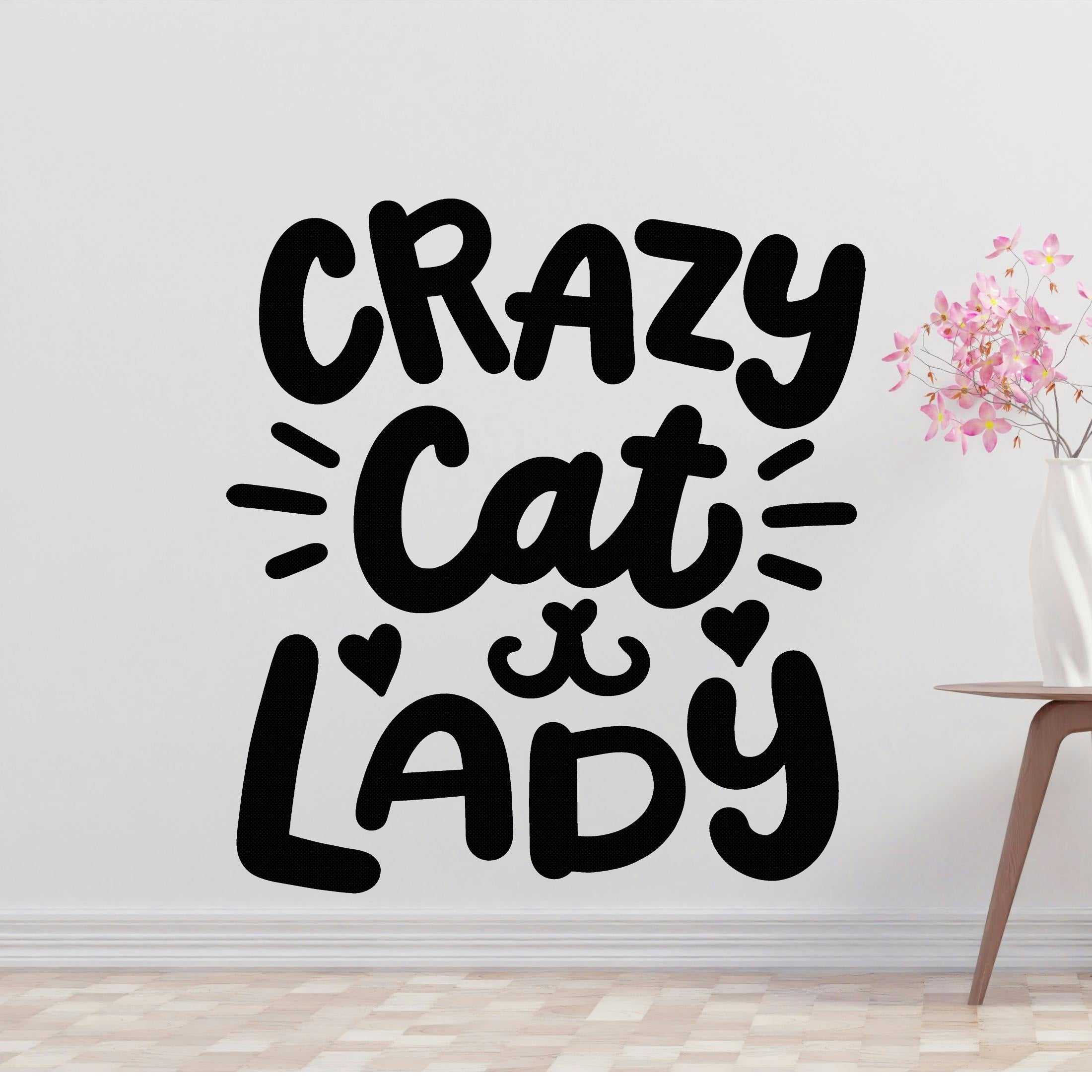 Sorry, I have plans with my cat Removable Vinyl Decal for Interior Walls
