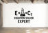 Equation Solver Expert - Funny Chemistry Wall Decal Vinyl Sticker Removable