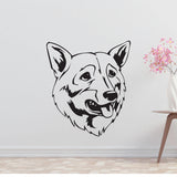 Swedish Vallhund Dog Removable Vinyl Decal Matte Finish Home Decor for Indoor Walls