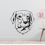 Stephens Cur Dog Removable Vinyl Decal Matte Finish Home Decor for Indoor Walls