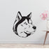Siberian Husky Dog Removable Vinyl Decal Matte Finish Home Decor for Indoor Walls