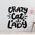 Cat face Removable Vinyl Decal for Interior Walls