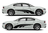 Dual Flow Stream Side Livery Air Release Vinyl Decal Kit #9 Fits Dodge Charger 2011-2023 Fusion Decals