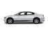 a white car with a black stripe on it