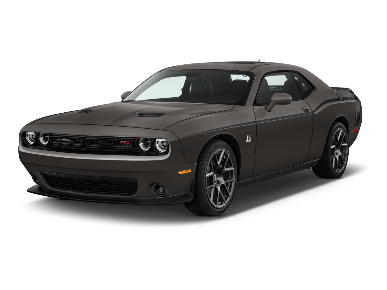 Scat Pack Style Side Stripe Custom Text Vinyl Livery Kit Fits Dodge Challenger 2015 - 2023