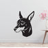 Toy Manchester Terrier Dog Removable Vinyl Decal Matte Finish Home Decor for Indoor Walls