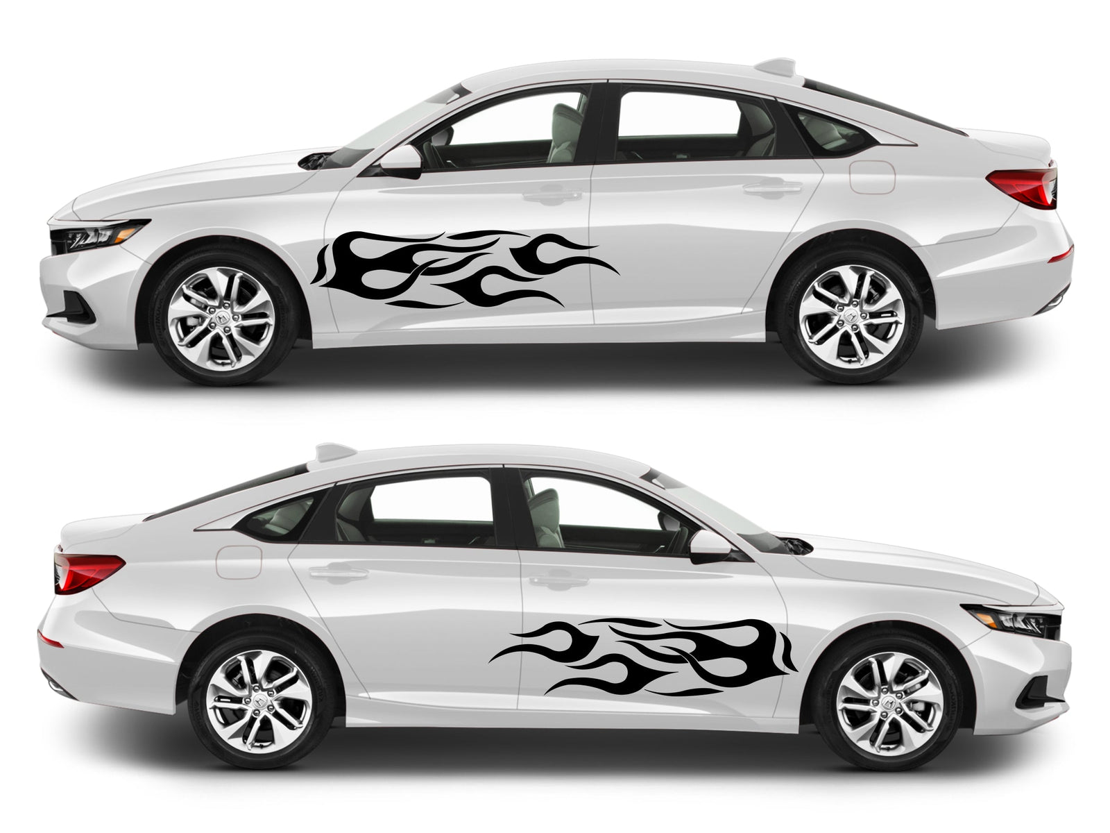 Rocker Panel Livery Self Healing Vinyl Side Graphics #008 fits All 4 Door Cars