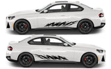 Rocker Panel Livery Self Healing Vinyl Side Graphics #011 fits All 2 Door Cars