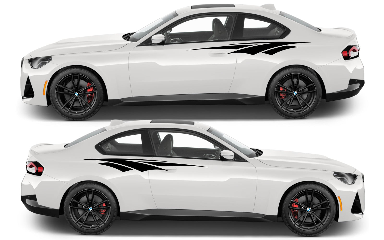 Rocker Panel Livery Self Healing Vinyl Side Graphics #012 fits All 2 Door Cars