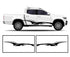 Rocker Panel Livery Self Healing Vinyl Side Graphics #015 fits  Fits All 4 Door Cars