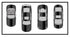 Dual Racing Stripes [3x] 4" , 2", 12" x 68" Self Healing Vinyl Fits All Vehicles