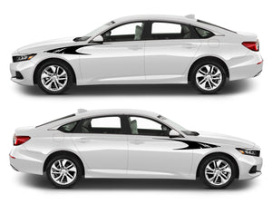 Rocker Panel Livery Self Healing Vinyl Side Graphics #013 fits All 4 Door Cars