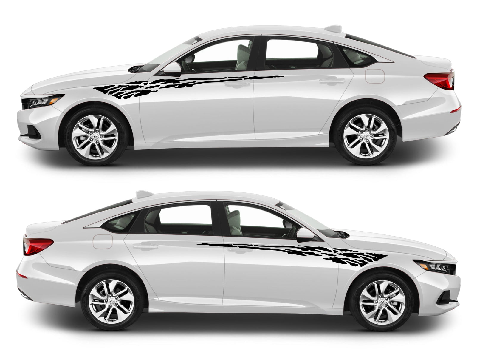 Rocker Panel Livery Self Healing Vinyl Side Graphics #015 fits All 4 Door Cars