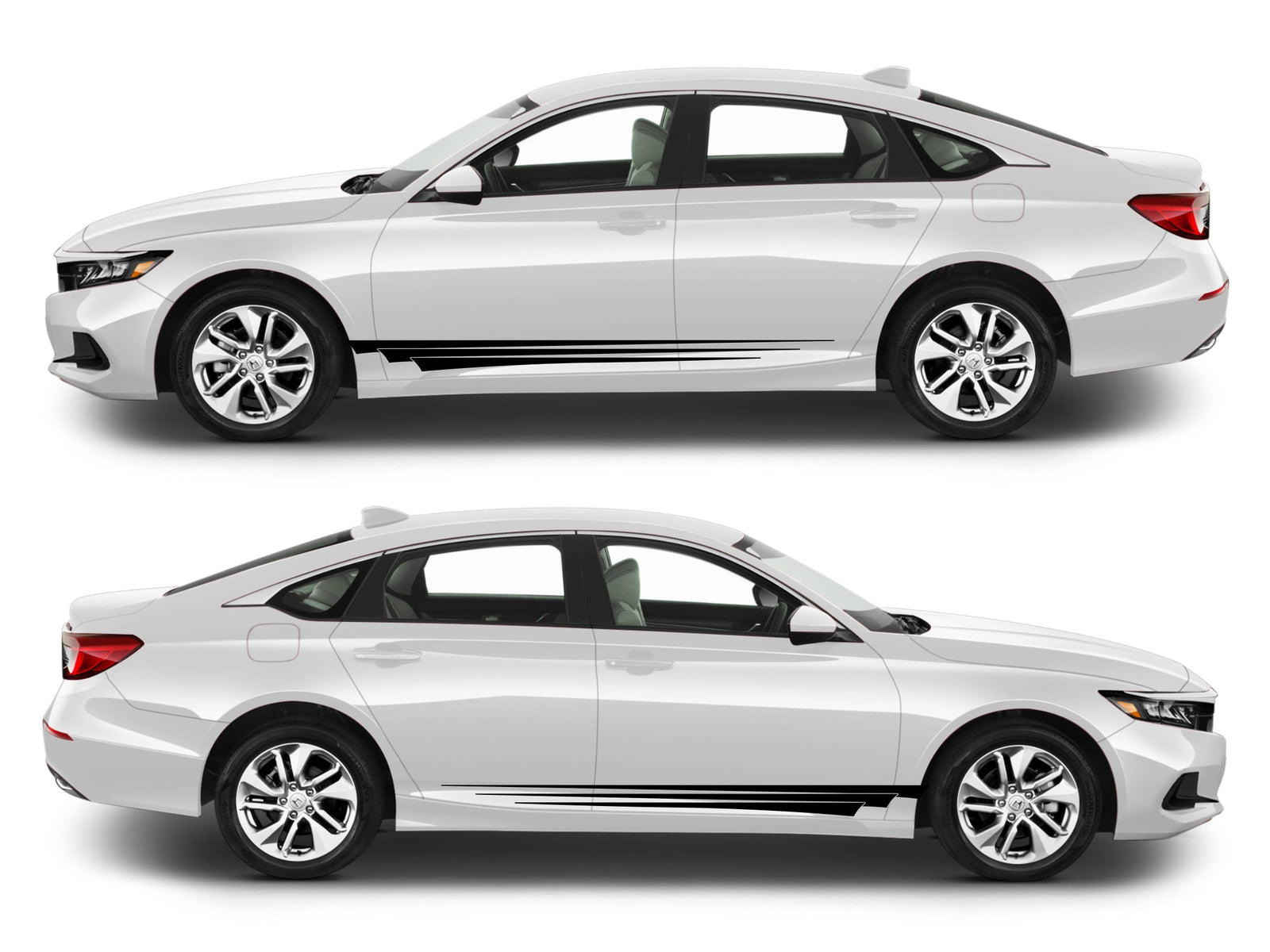 Rocker Panel Livery Self Healing Vinyl Side Graphics #002 fits All 4 Door Cars